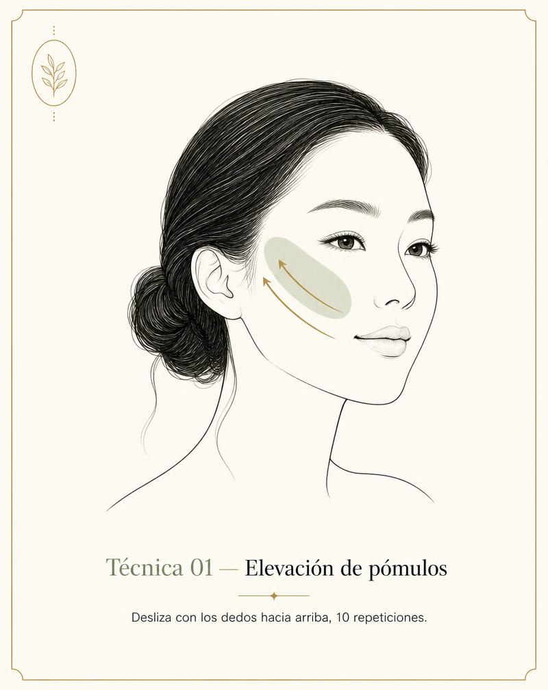 Vistas del rostro: frente, perfil y contorno