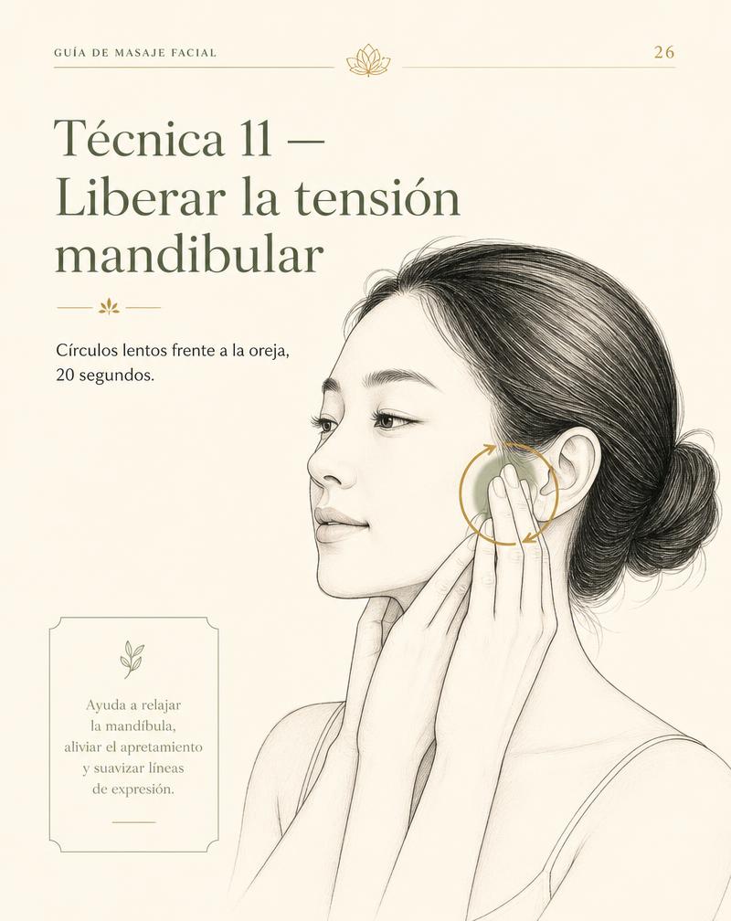 Minutos 5-7: movilización suave del contorno de los ojos